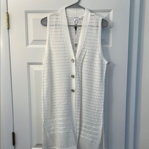 Chico's Open-Knit Vest